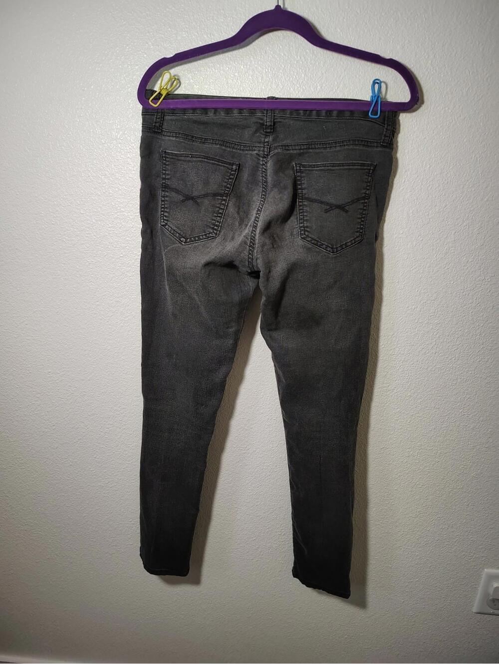 Gap 1969 Jeans Womens 28/6a Black  Always Skinny Low Rise Med Wash Preppy Denim - Picture 2 of 8